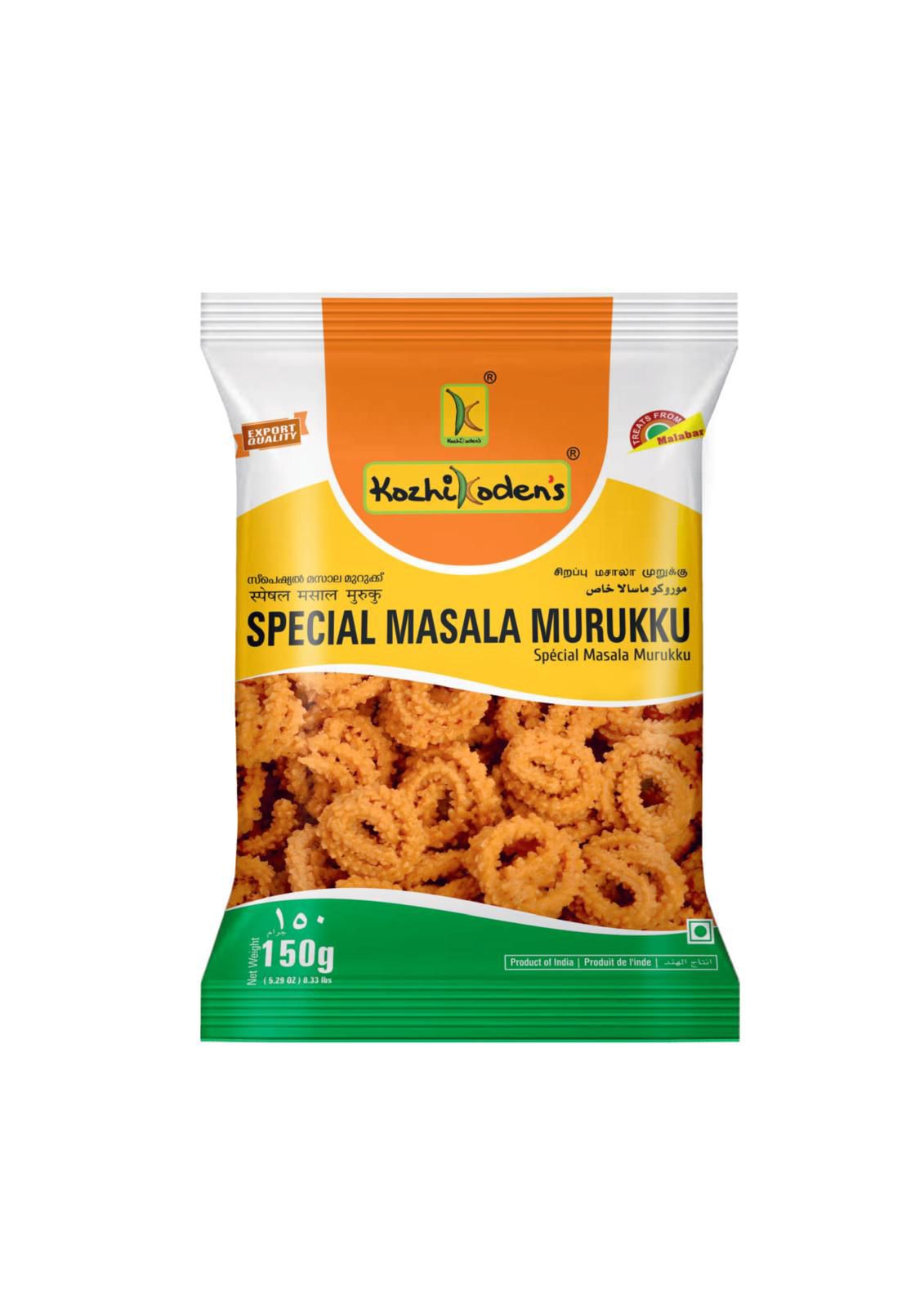 KOZHIKODENS SPECIAL MURUKKU SPICY - 150 GMS