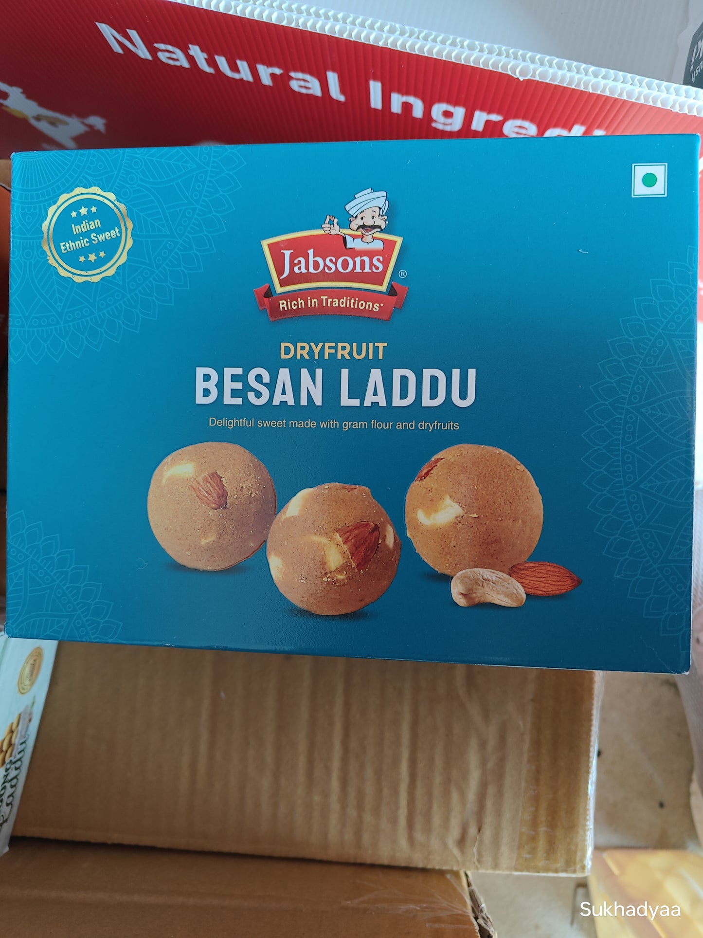 JABSONS DRYFRUIT BESAN LADDU 400GM