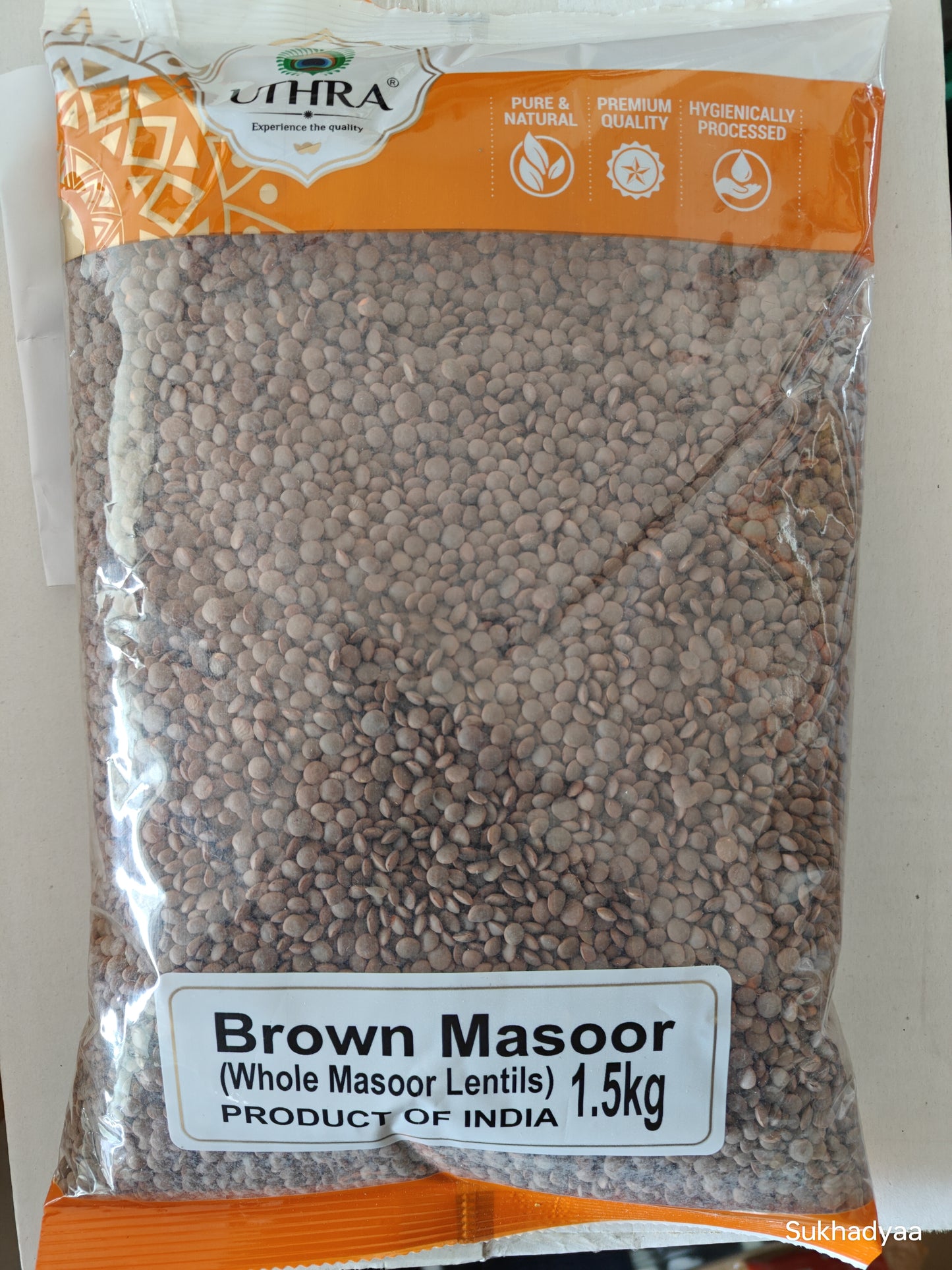 UTHARA BROWN MASOOR 1.5Kg