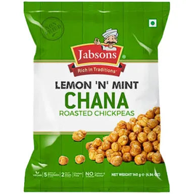 JABSONS LEMON N MINT CHANA (CHICK PEAS) 140GM