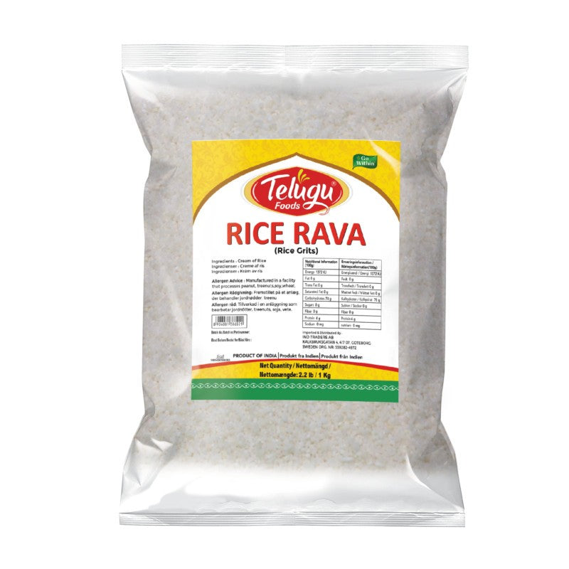 Swetha-Telugu Foods Rice Rava(Vacuum Packing) 1kg