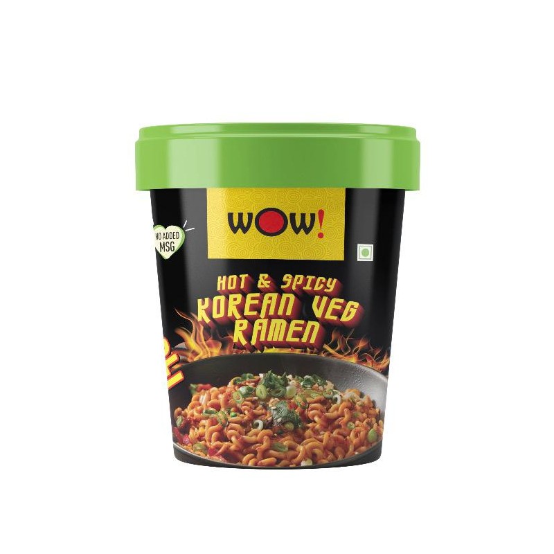 WOW- HOT & SPICY KOREAN VEG RAMEN 90gm