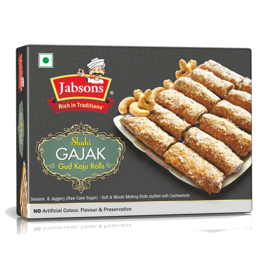Jabsons Gajak Gud Kaju Roll (175 gm)