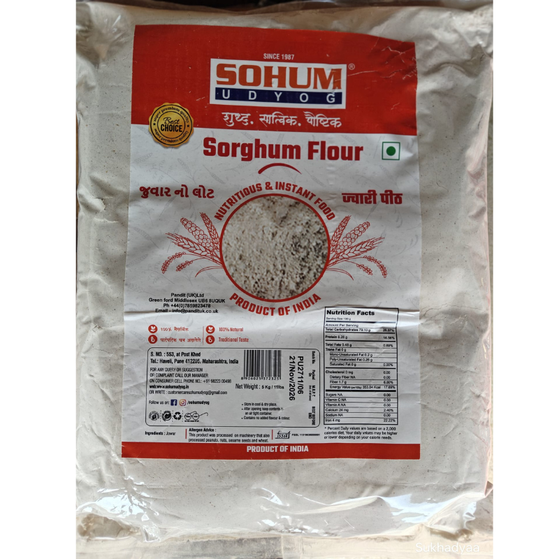 SOHUM JAWAR BHAKARI FLOUR 5KG