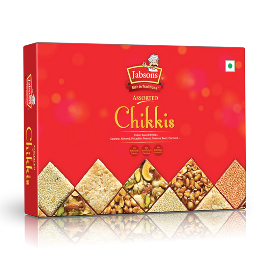 JABSONS ASSORTED CHIKKI 400gm