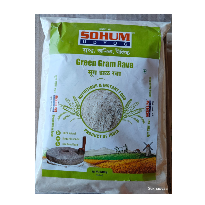 SOHUM MOONG RAVA 500gm