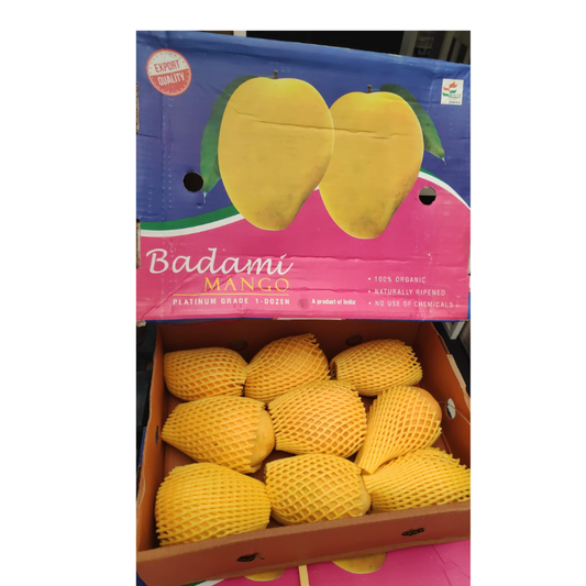 Banganapalli / Badami Mangoes Large Box (Approx 3kg+)