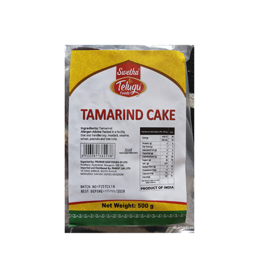 Telugu Foods Tamarind block 500gm