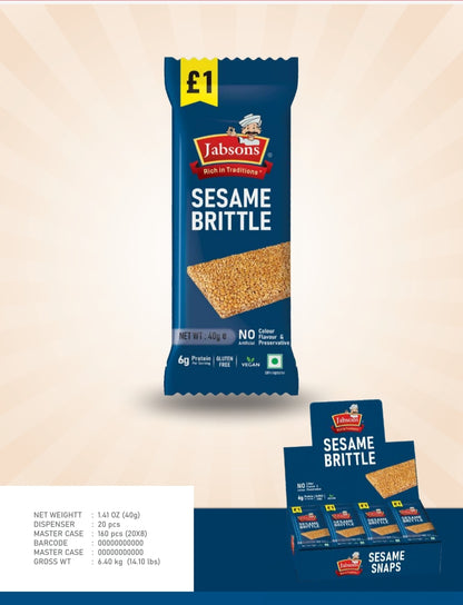 CHIKKI SESAME BRITTLE 40gm