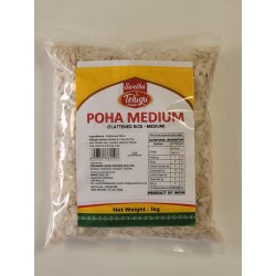 Swetha-Telugu Foods Poha Medium (Flattened Rice- Medium)