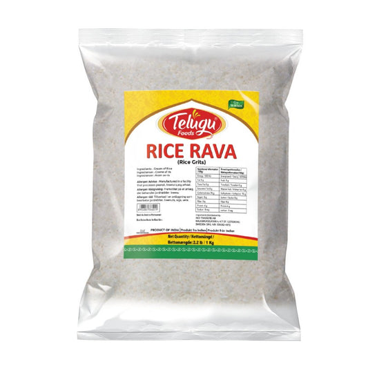 Swetha-Telugu Foods Rice Rava(Vacuum Packing) 1kg